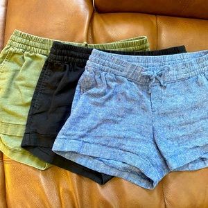 Old Navy Linen Blend Shorts Bundle